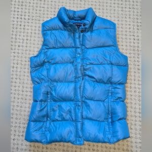 Lands end down and feather filled vest